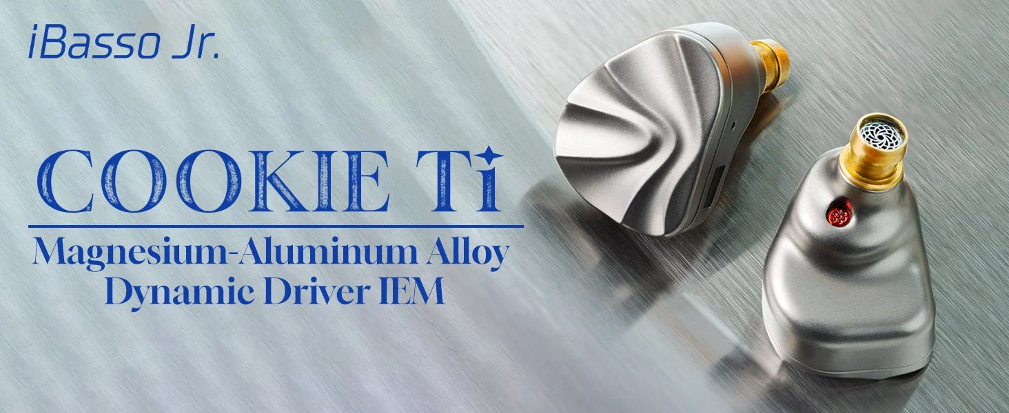 iBasso Jr.から新イヤホン『Cookie Ti』登場！チタン合金シェルと高硬度ダイヤフラムで高音質を実現、1月16日発売