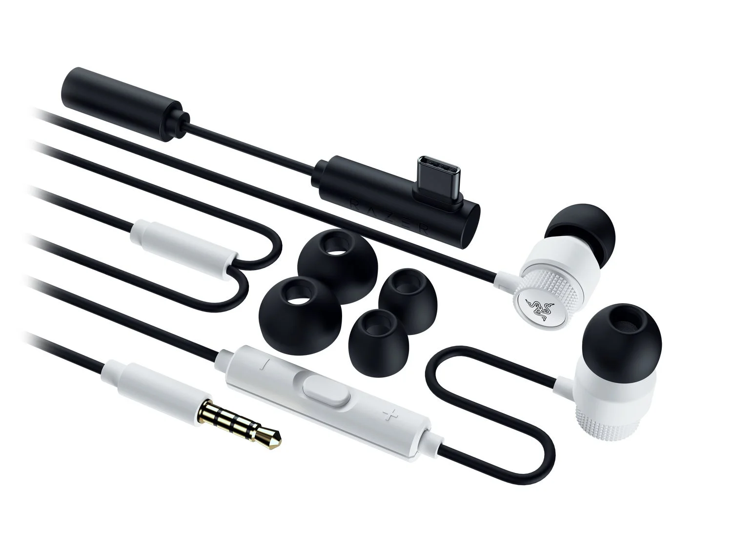 Razer Hammerhead V3 White Editionと付属品