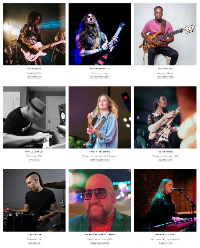 世界が認めるADV.のミュージシャンたち