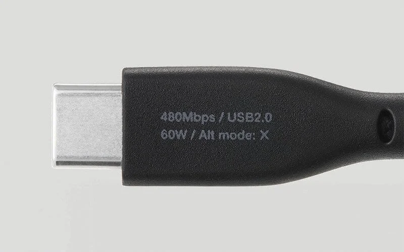 コネクタ部分の印字