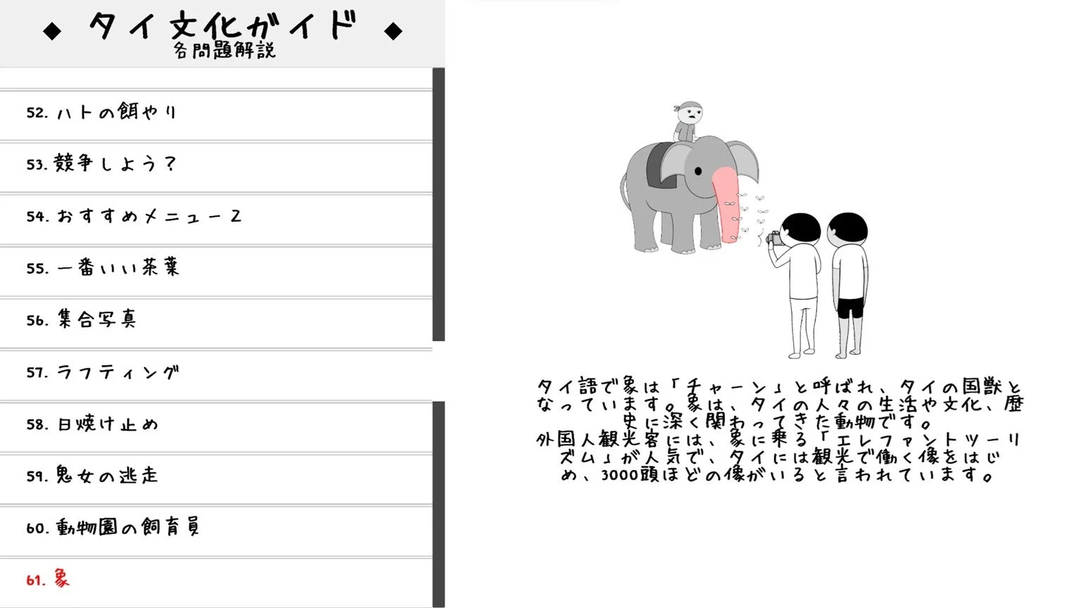 タイ文化ガイド例2
