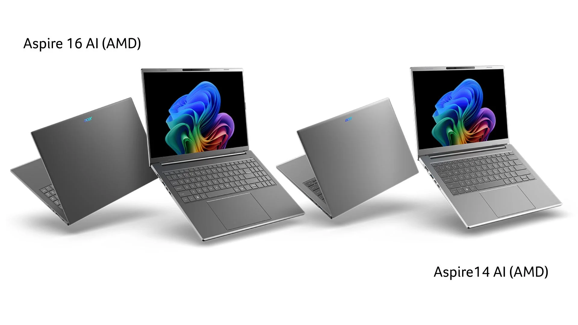 Acer Aspire 16 AI (AMD)とAspire 14 AI (AMD)