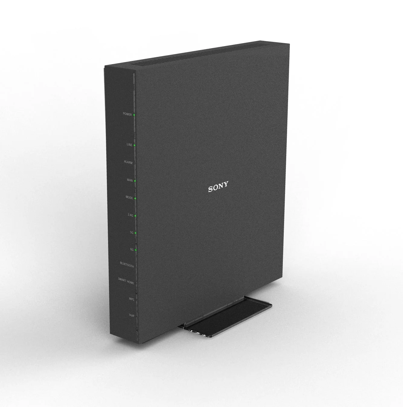 SONY製の黒い通信機器（ルーターまたはモデム）