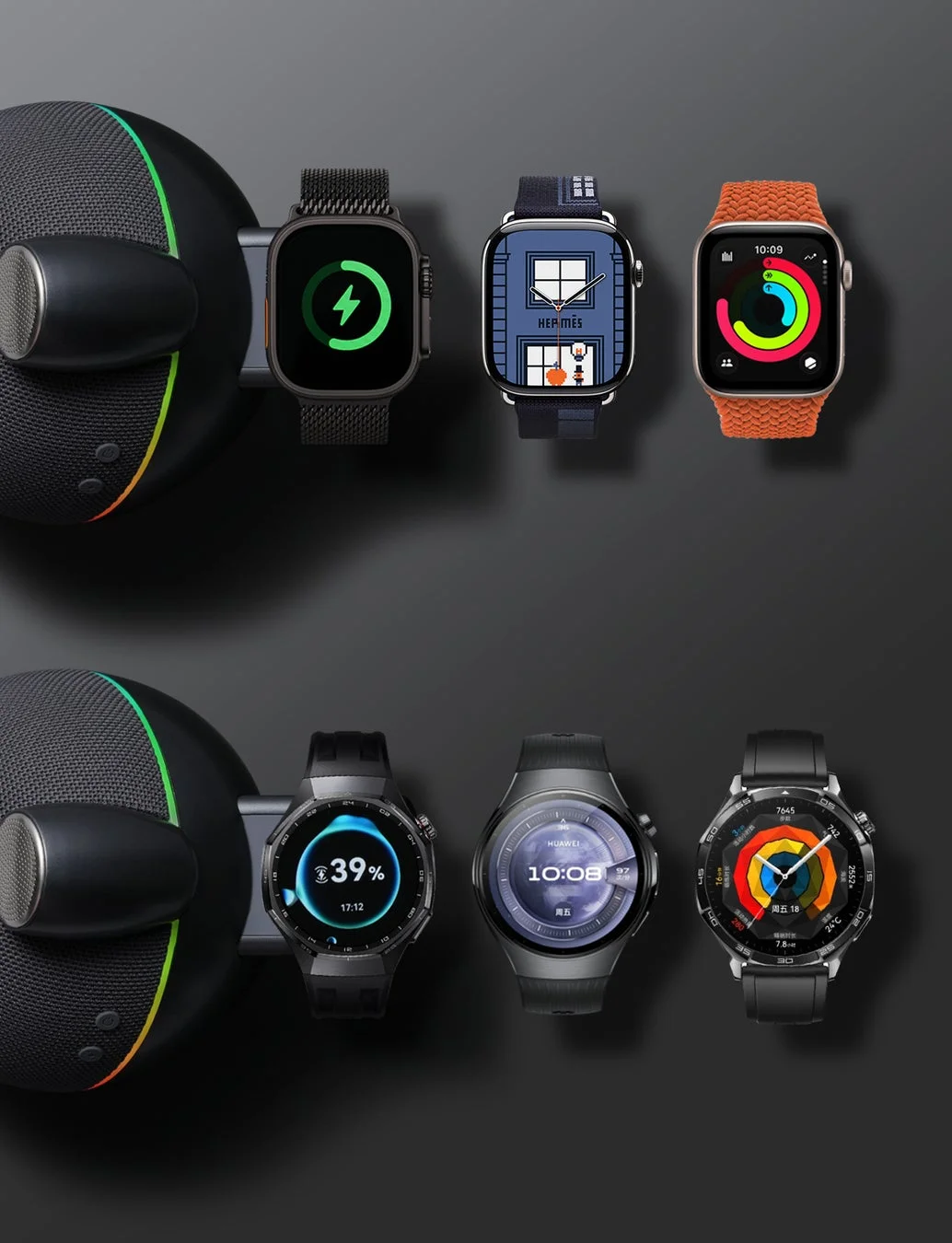 Apple & Huawei Watch 全シリーズ対応