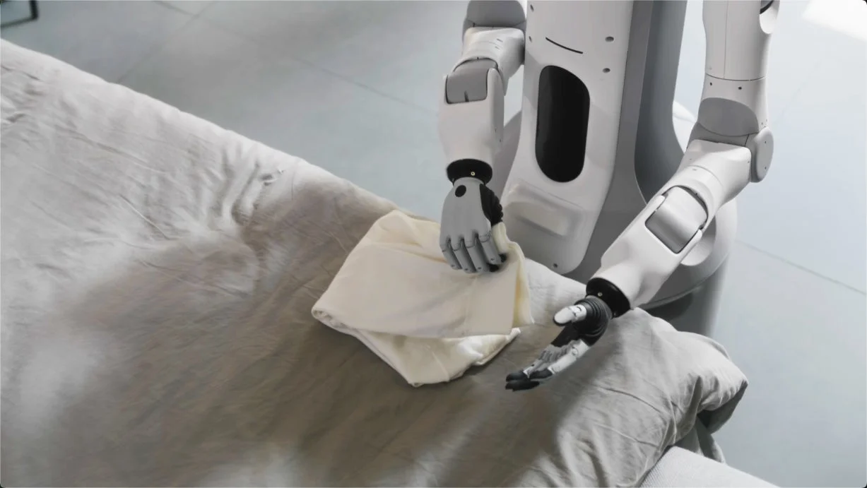 ロボットが家事をする様子