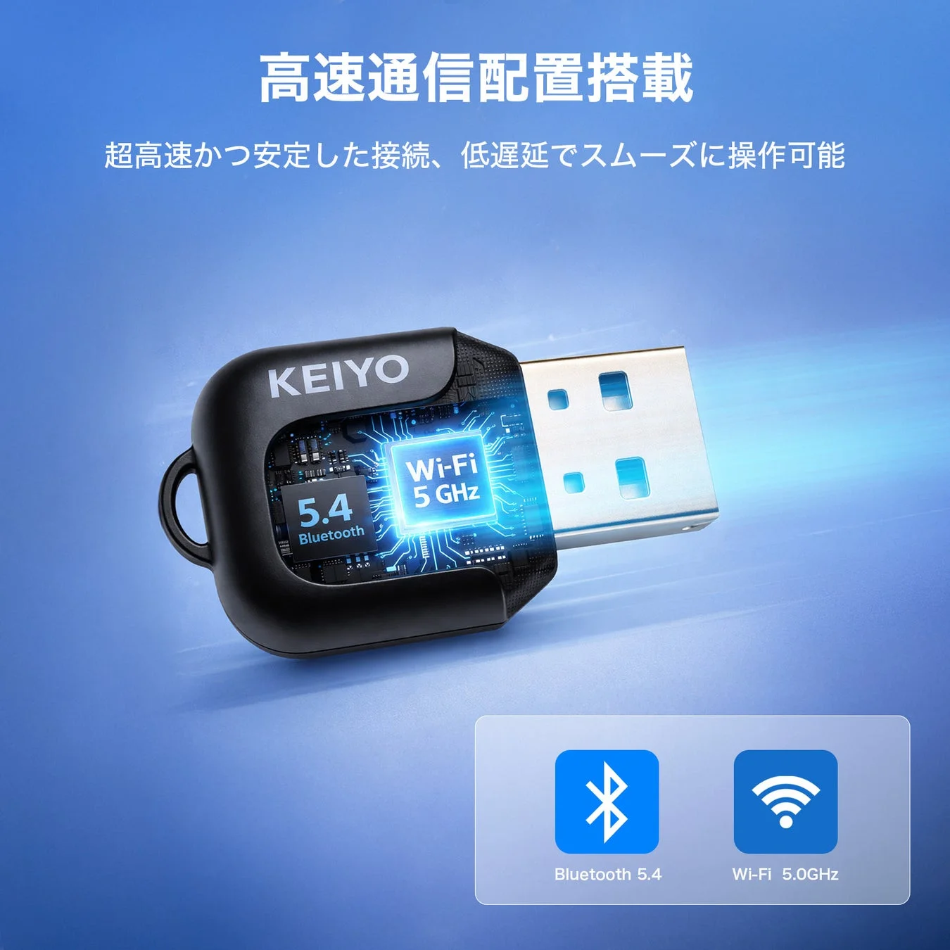 Bluetooth 5.4とWi-Fi 5GHzに対応