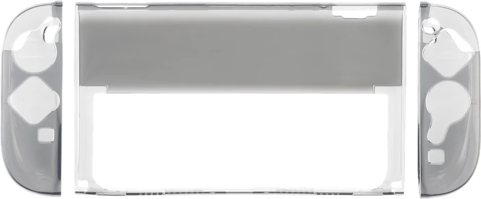 ニンテンドースイッチ本体とJoy-Con用のクリアグレー保護ケース