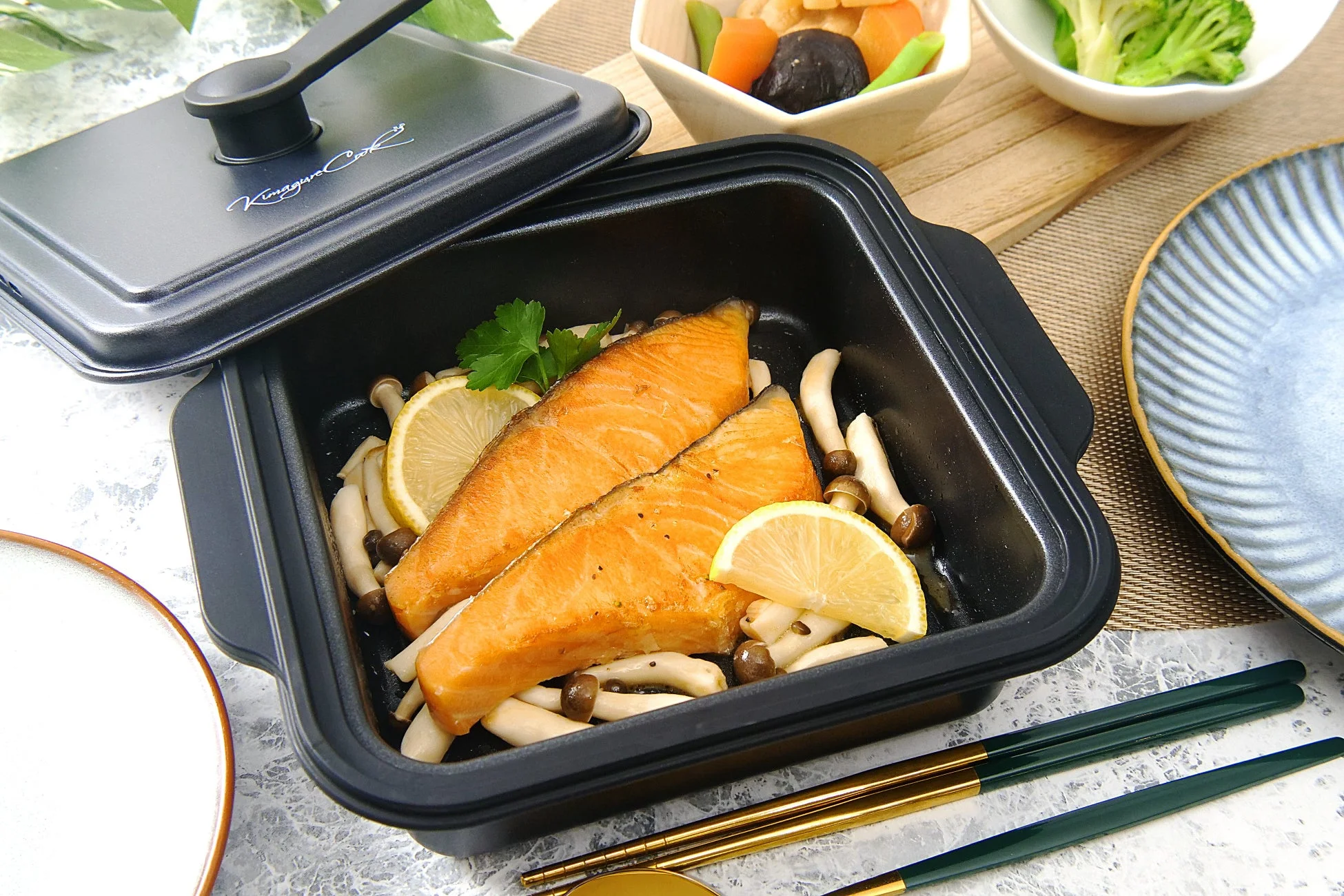 きまぐれ直火風レンジグリルでの料理例