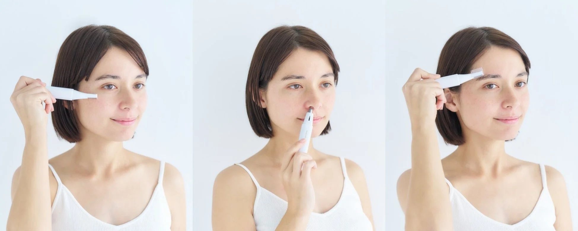 フェイスシェーバー使用イメージ