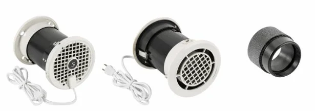 小型換気扇とその部品