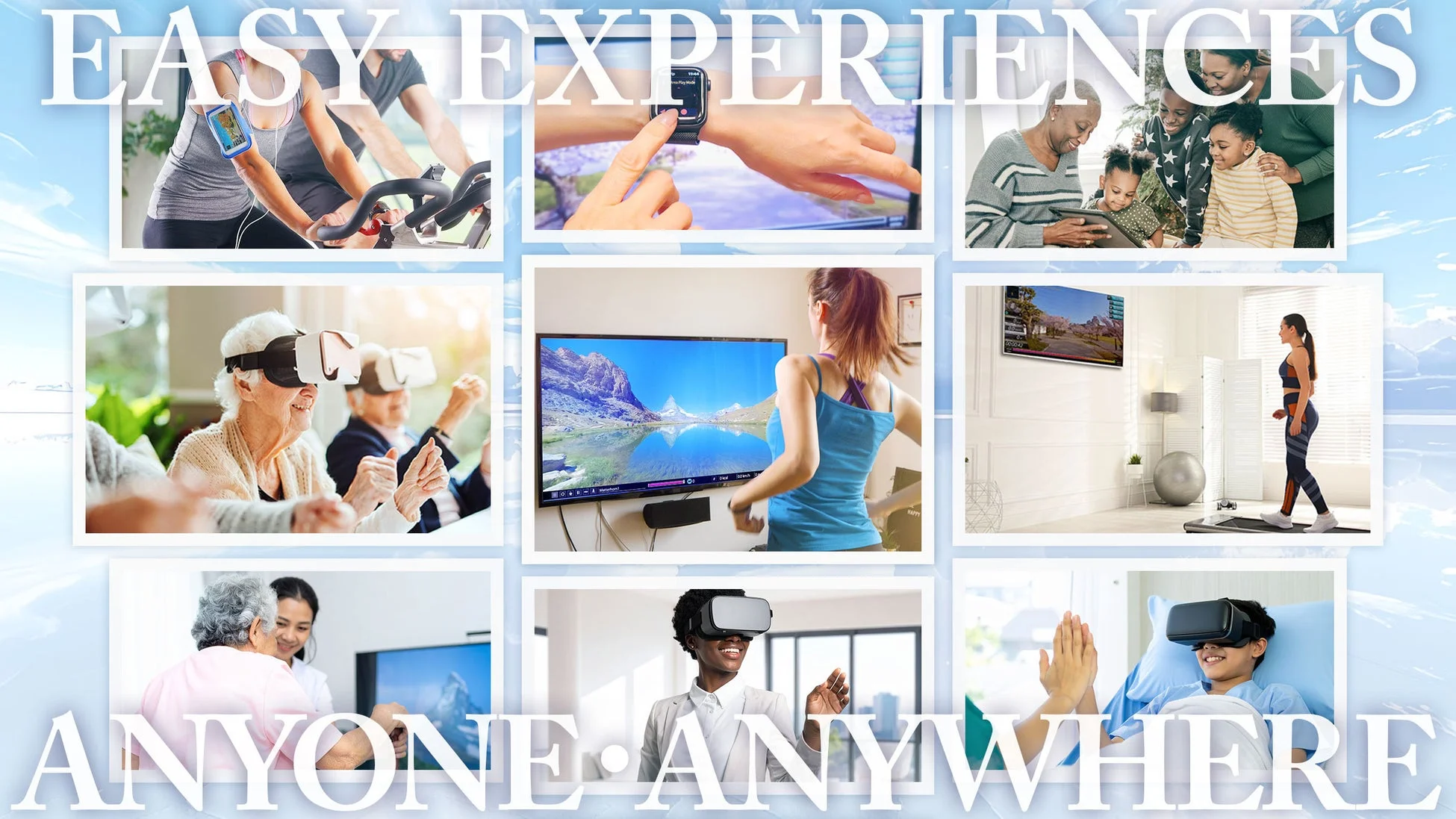 誰でもどこでも簡単に体験できるコンセプト