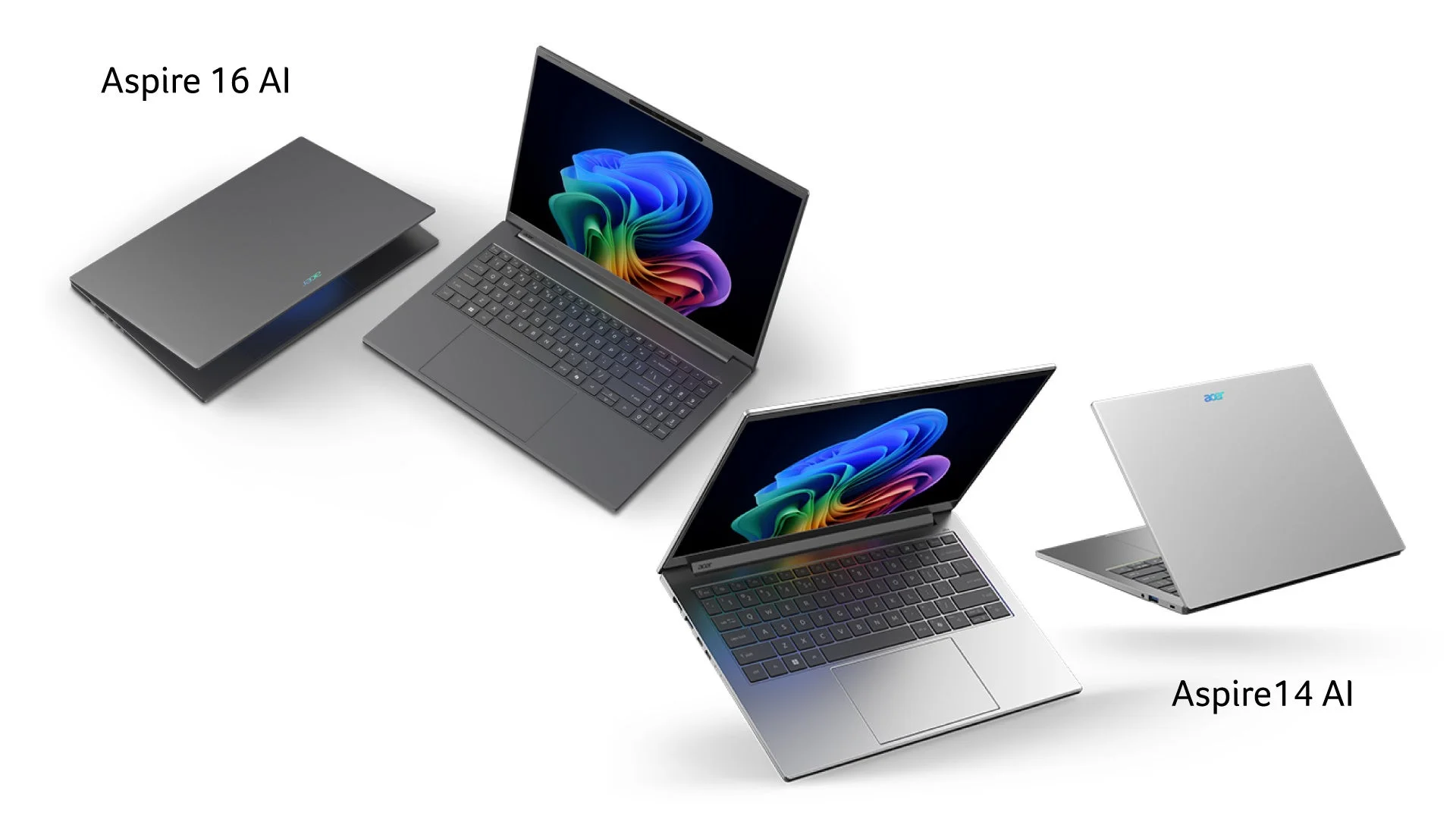 Acer Aspire 16 AIとAspire 14 AI