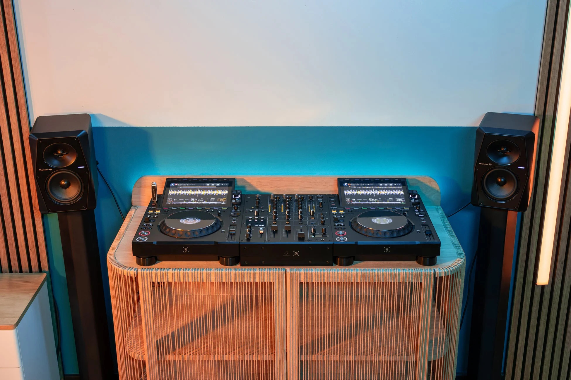 DJM-V5とCDJのセットアップ