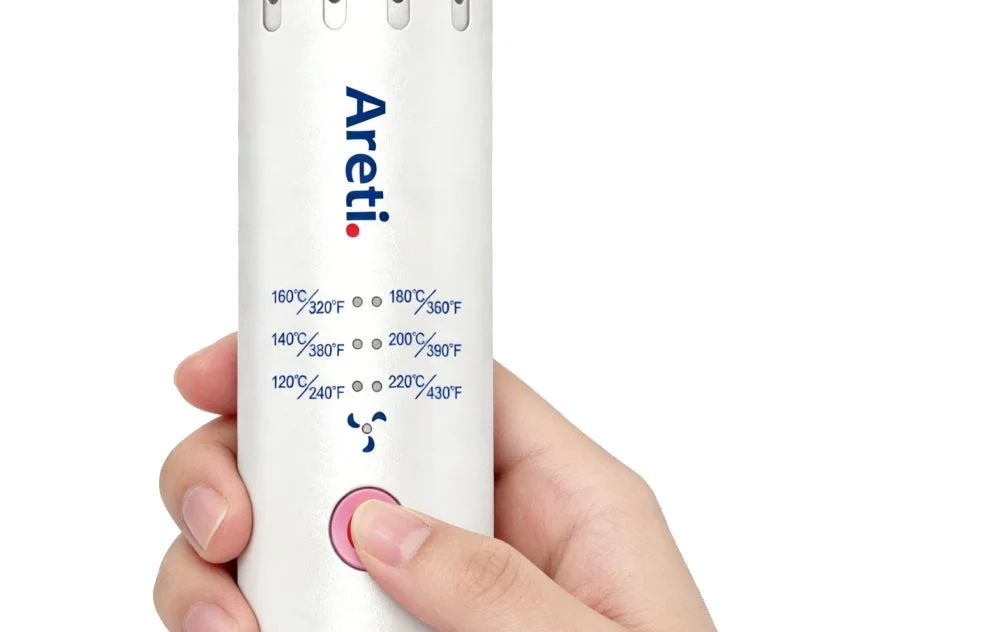 ヘアアイロンの温度設定