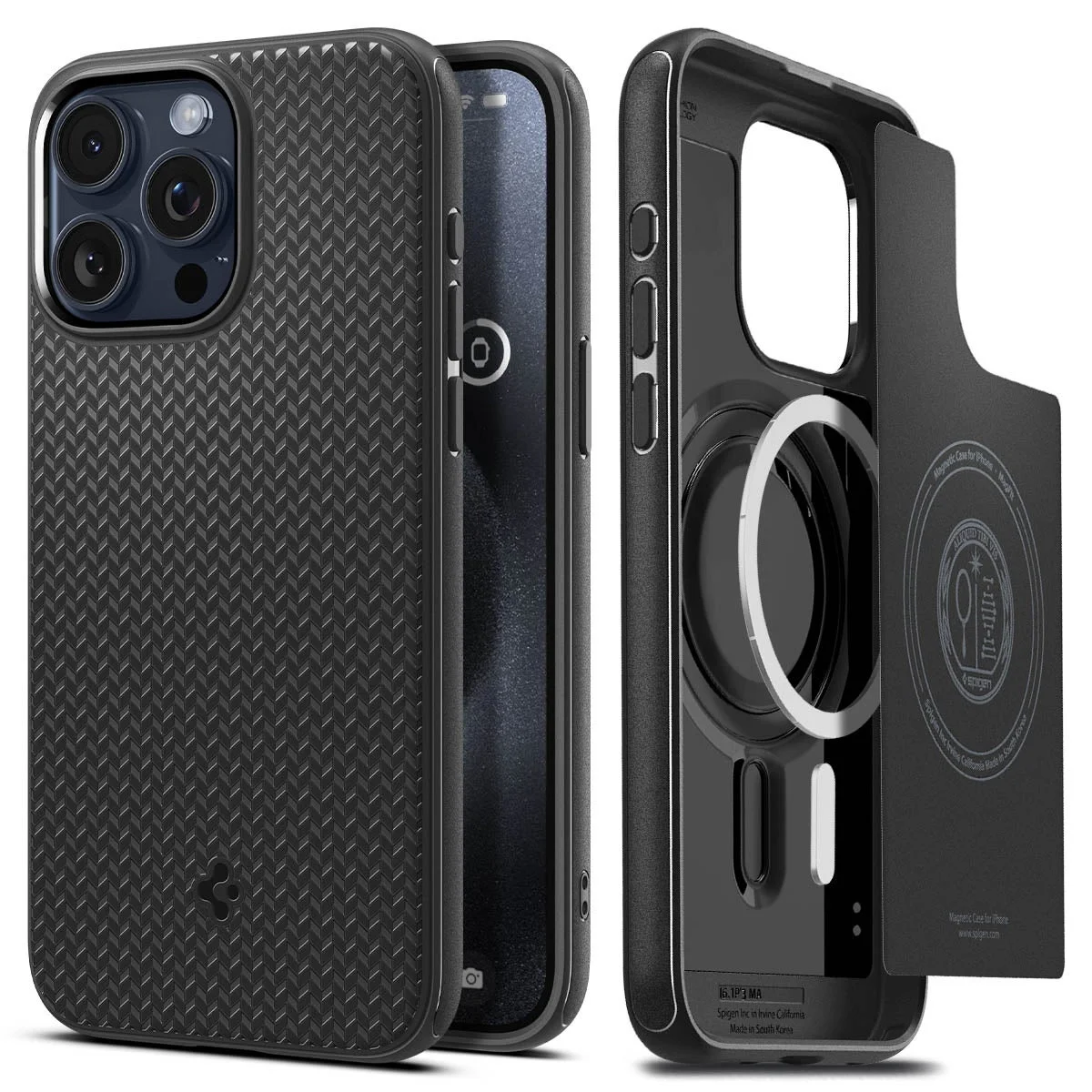Spigen Liquid Air MagFitとRugged ArmorのiPhoneケース