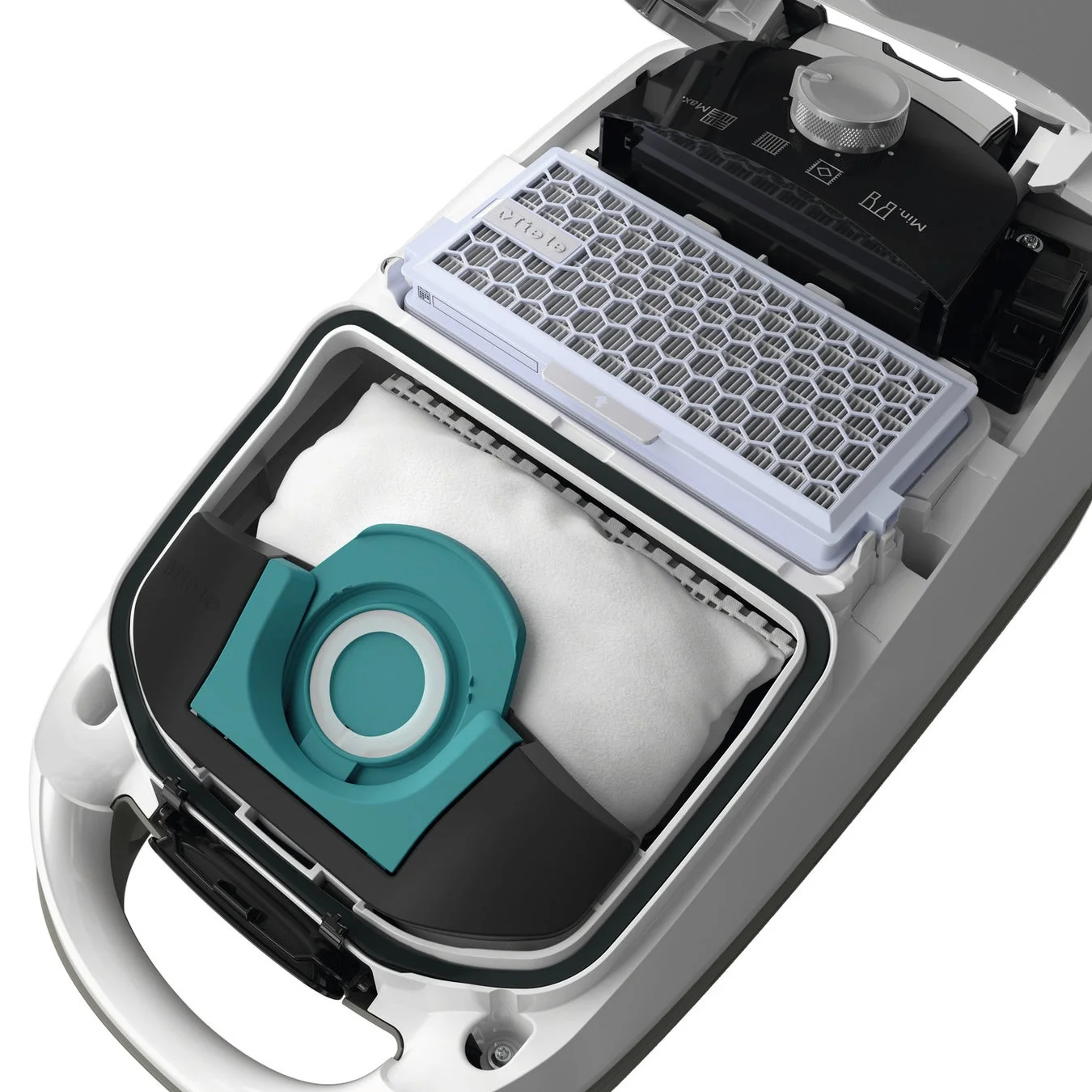 掃除機の内部構造とダストバッグ