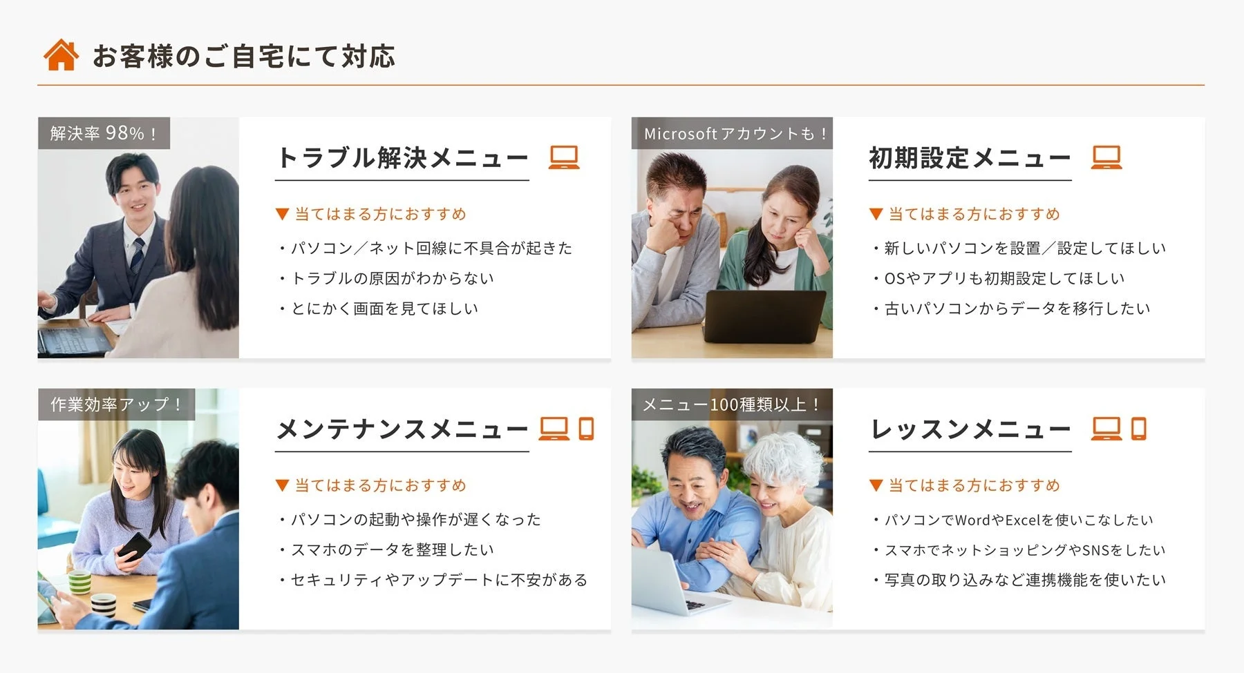 FMV訪問サポート