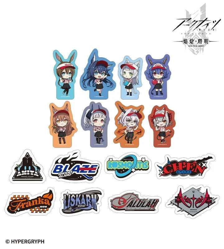 ちびキャラフレークシール