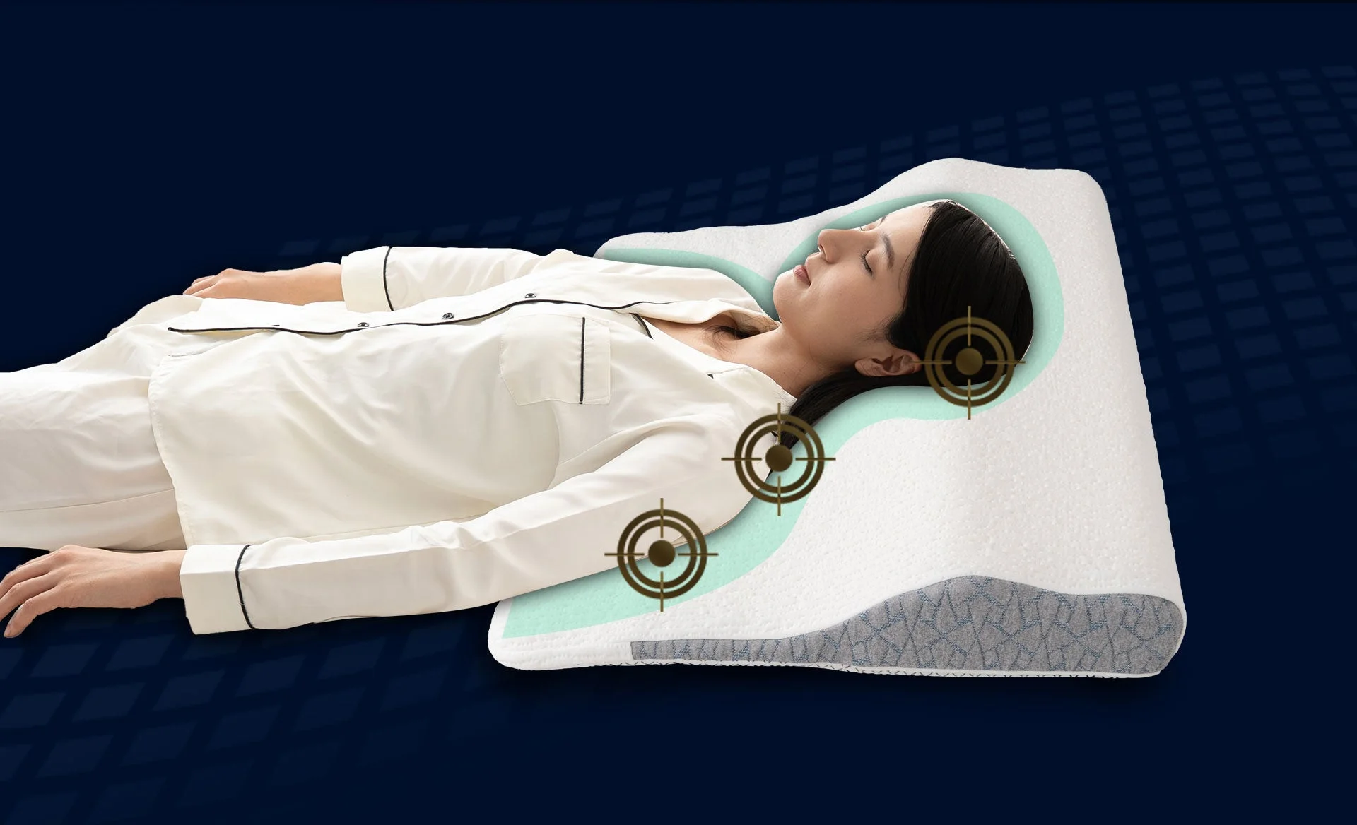 頭〜背中まで「面で支える」大判サイズ