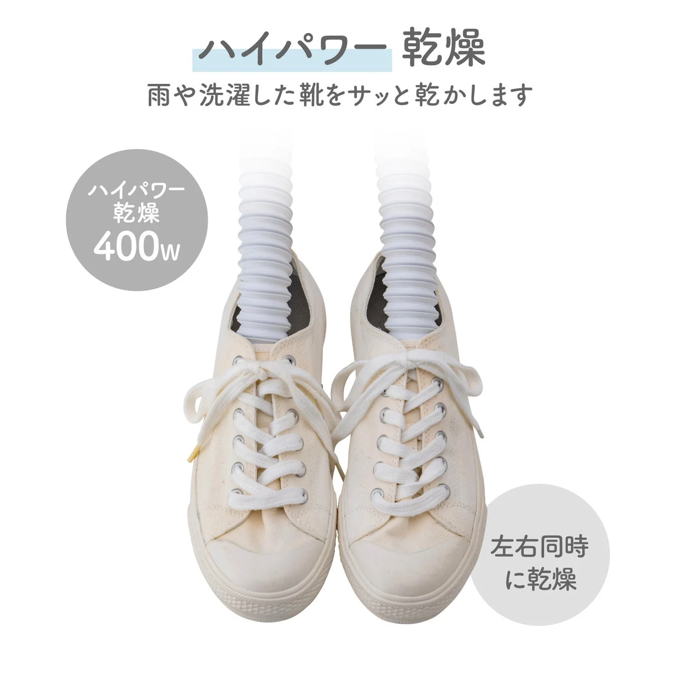 ハイパワー乾燥のイラスト