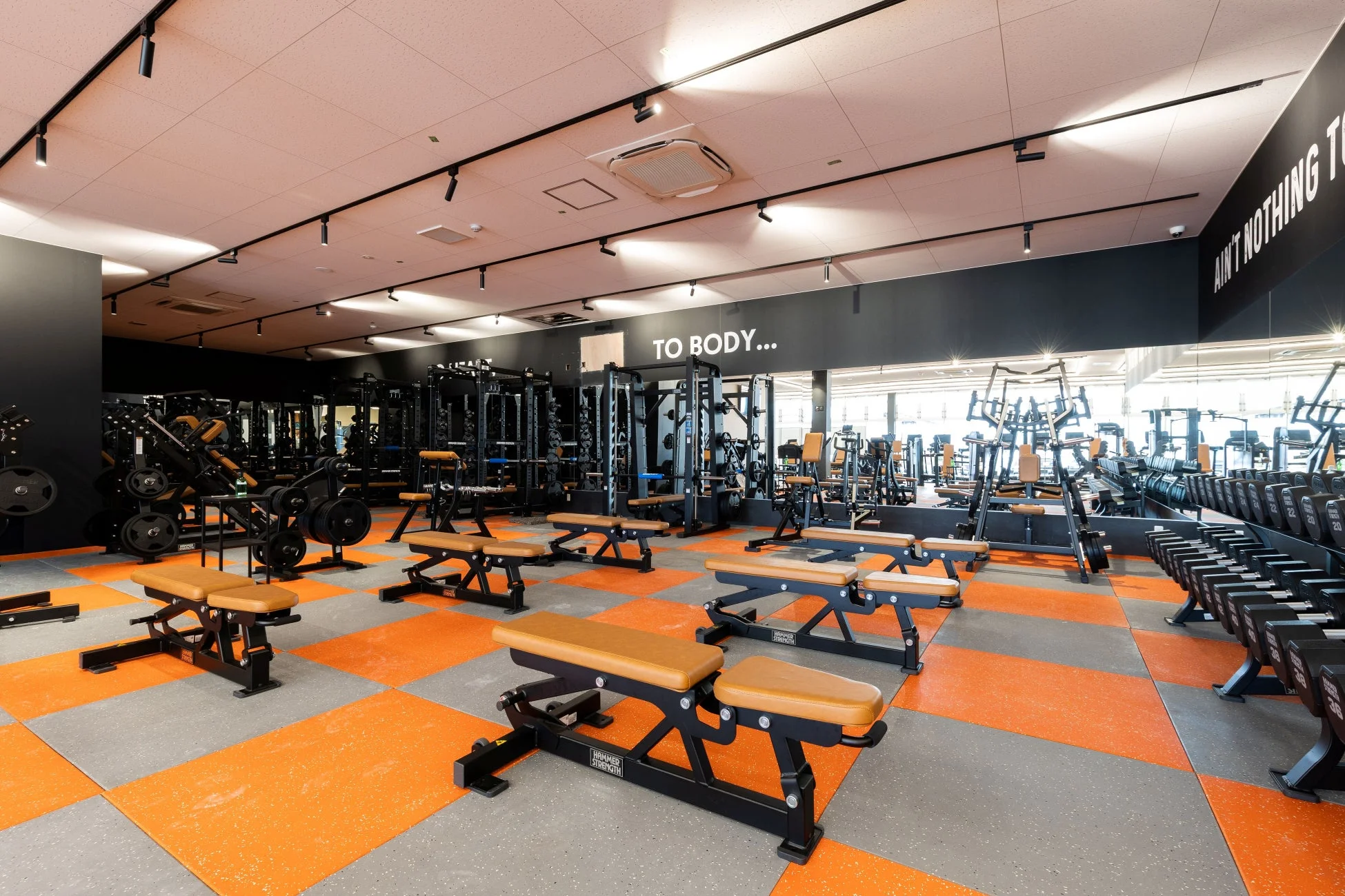 ジムのトレーニングエリア