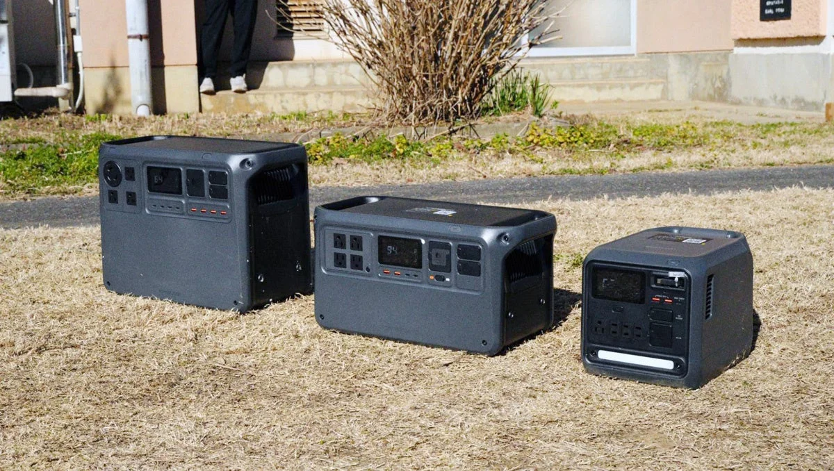 3台のポータブル電源比較