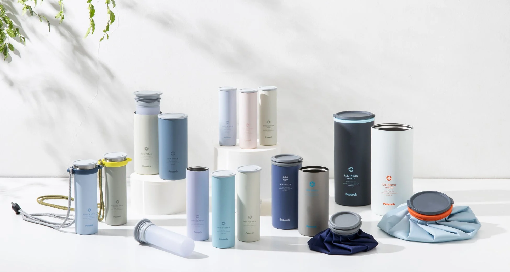 ピーコックブランドの様々なアイスパック製品