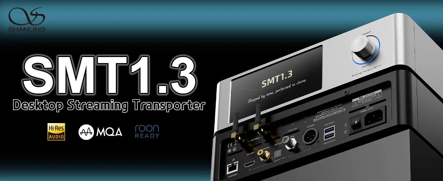SHANLING、高品質ストリーミングを叶えるデスクトップトランスポーター『SMT1.3』を2月27日より新発売