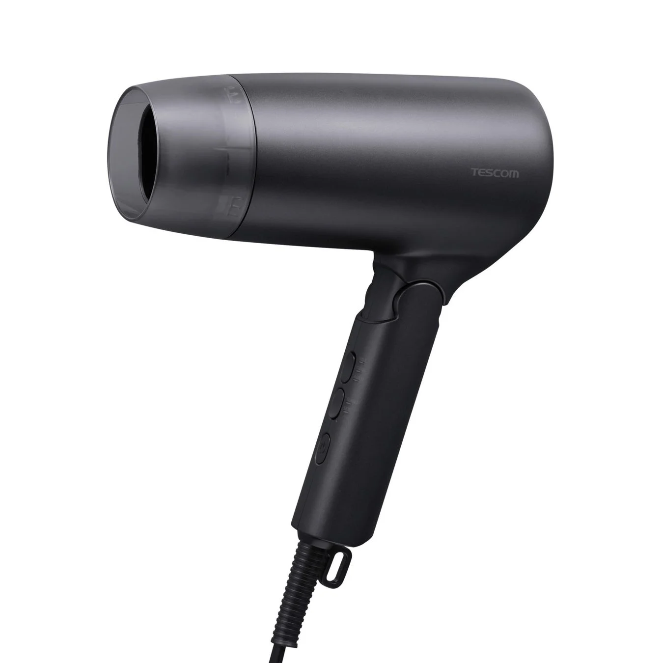 テスコム製のダークグレーのヘアドライヤー