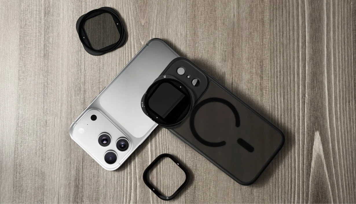 スマホケースとフィルター