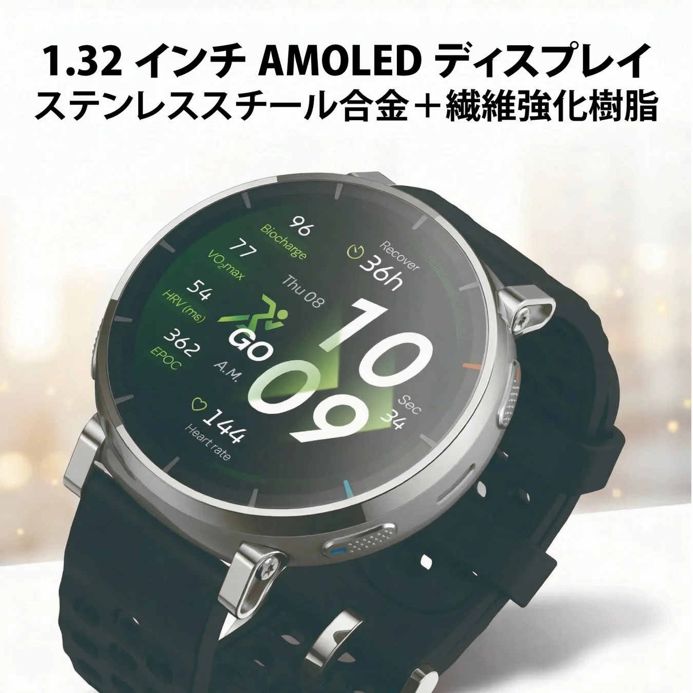 AMOLEDディスプレイ表示