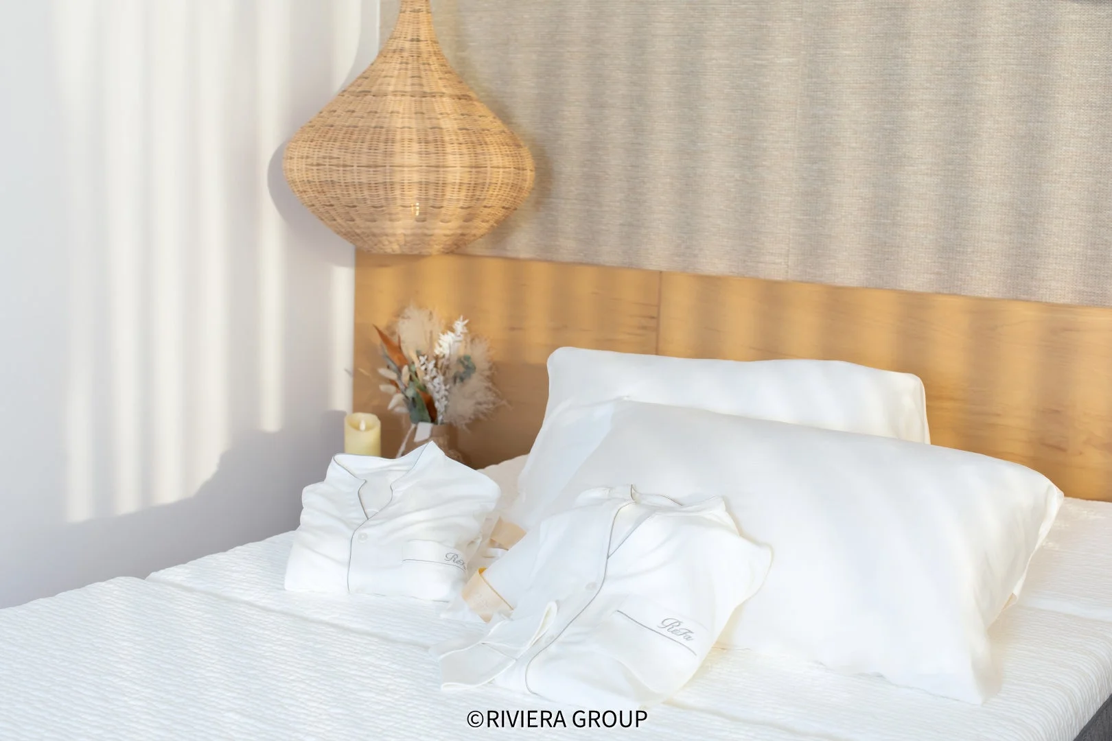 ReFaのパジャマが置かれた寝室