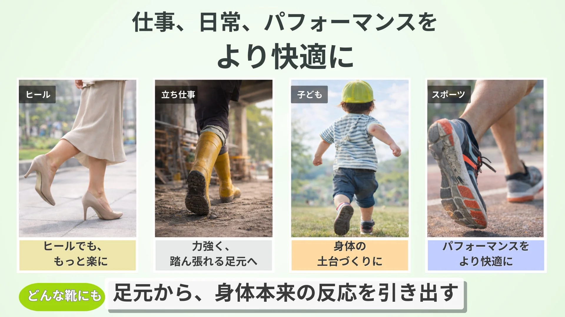 ライフスタイルに合わせた活用シーン