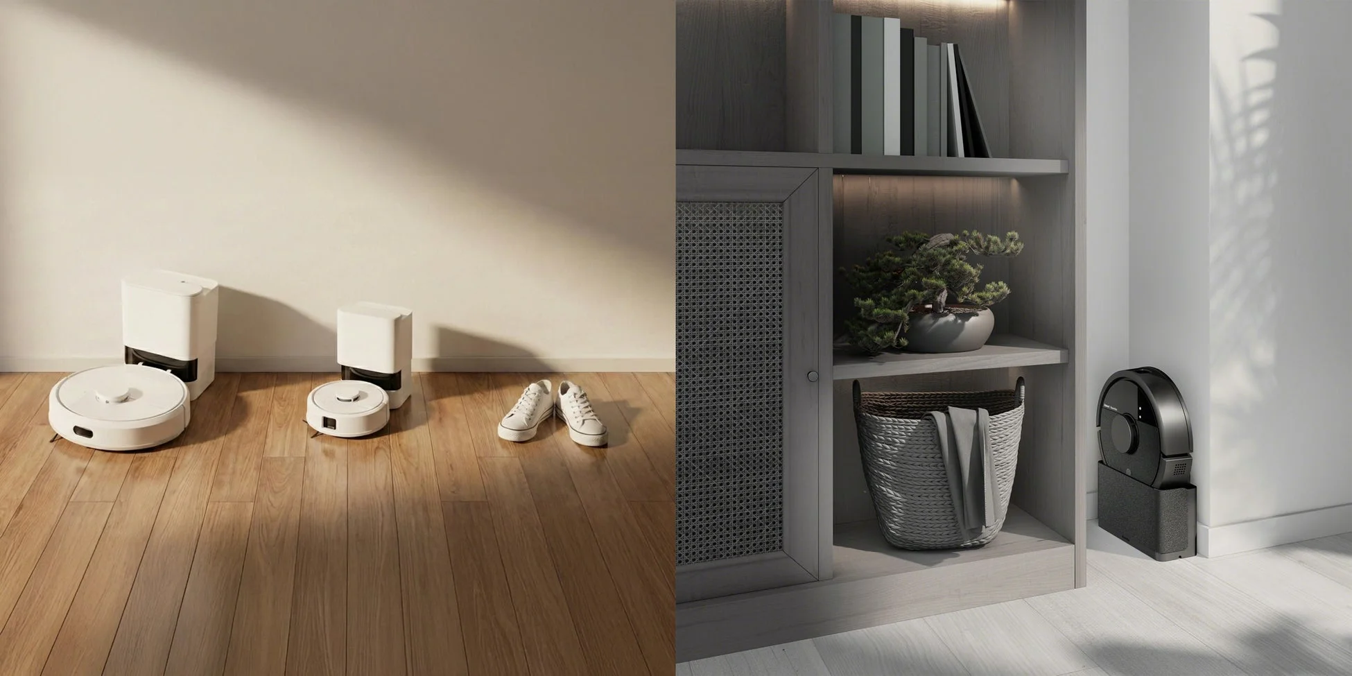 リビングに置かれたRoomba Mini