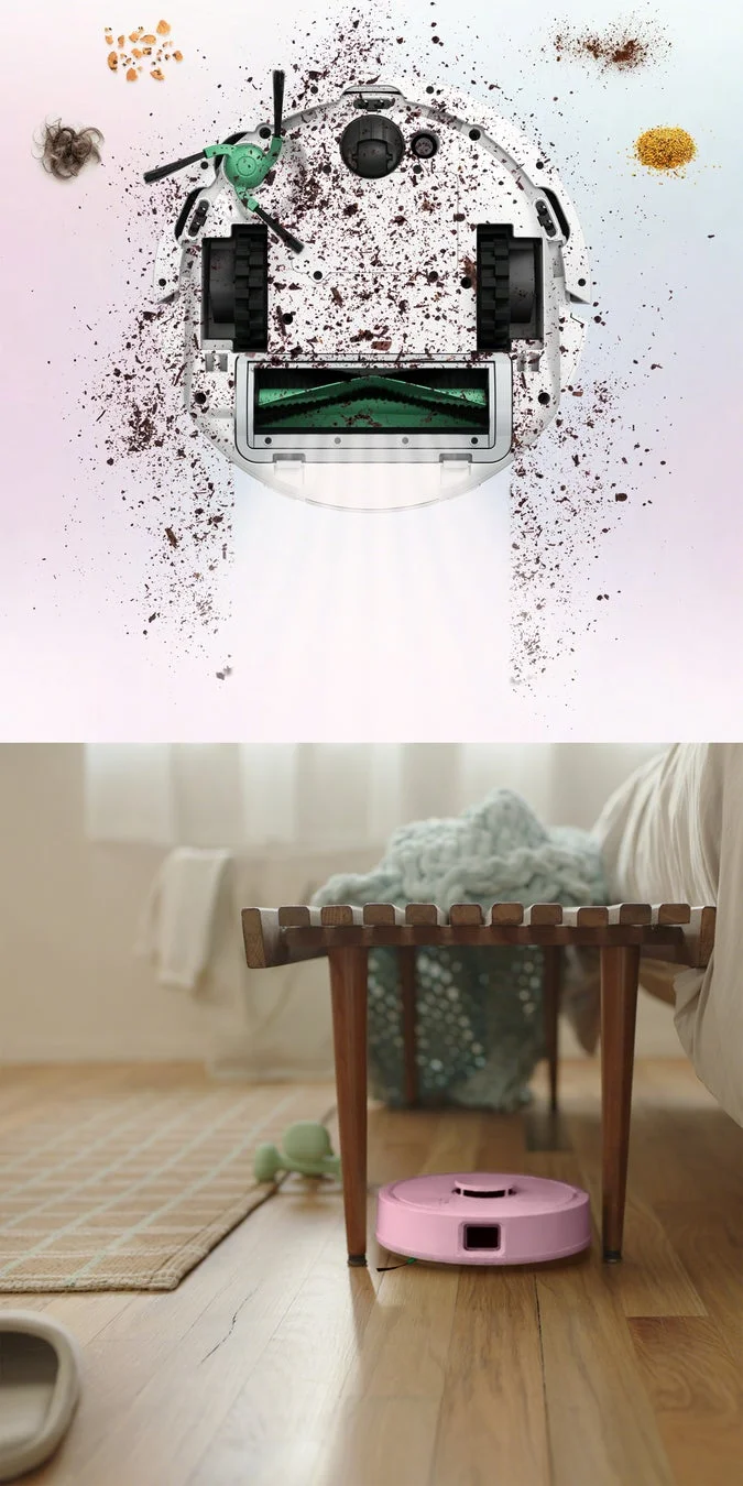 家具の下を掃除するRoomba Mini