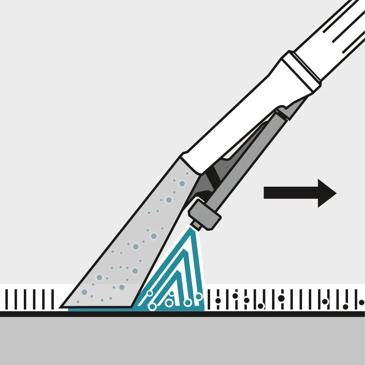 ケルヒャーSE2の吸引イメージイラスト