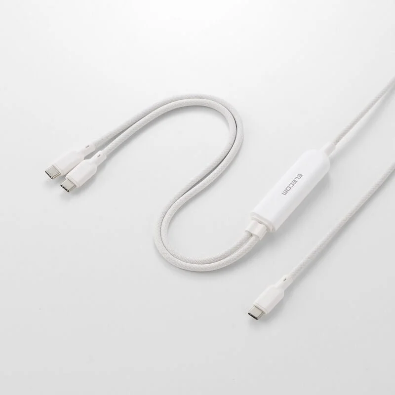 USB Type-C 2Wayケーブル（ホワイト）