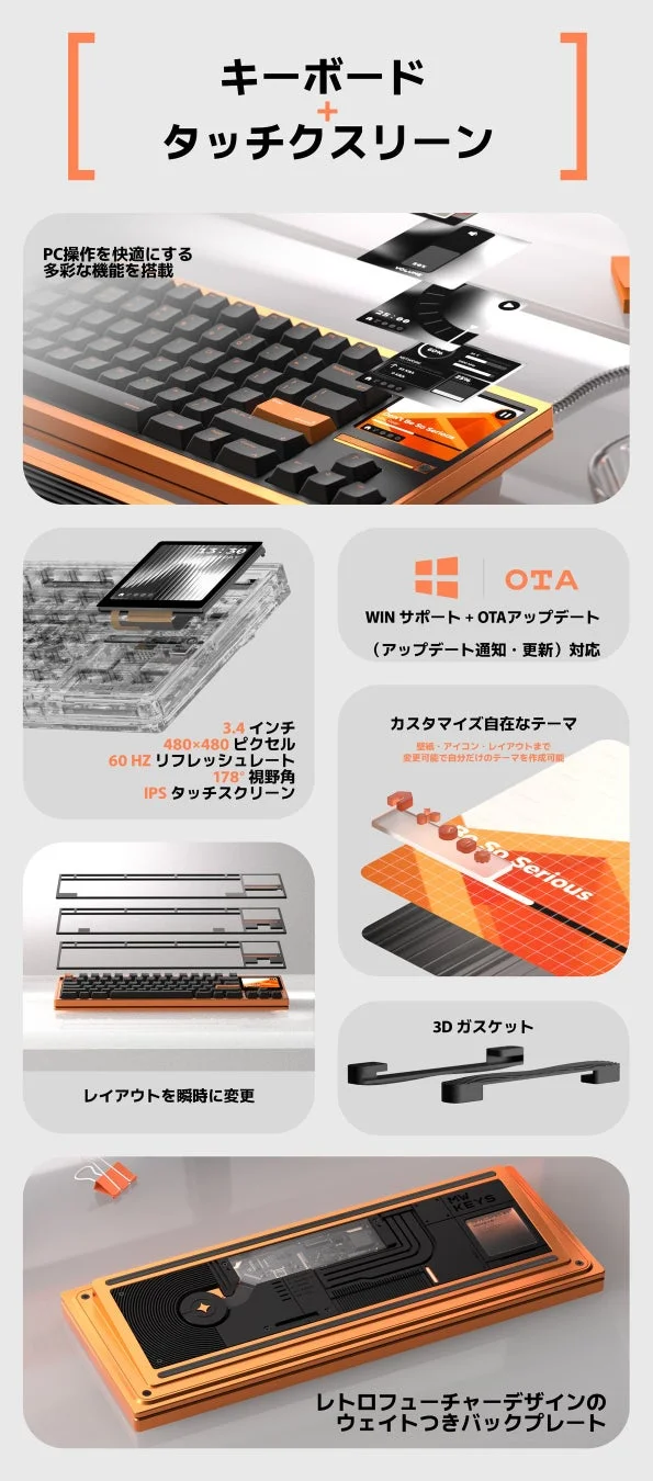 MASS 80の多彩な機能