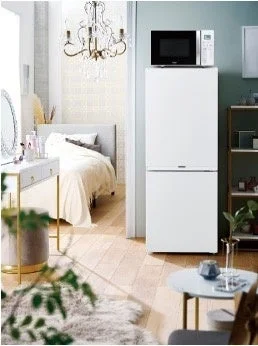 部屋での電子レンジ設置例