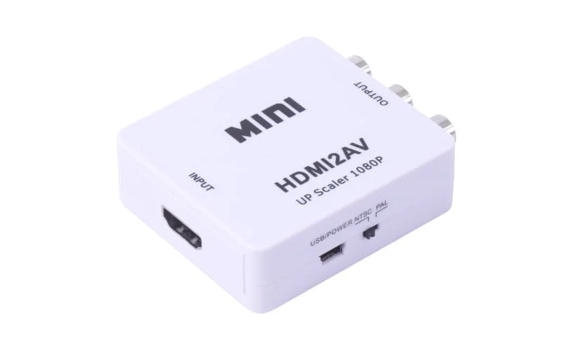 HDMI-AV変換アダプタの各部