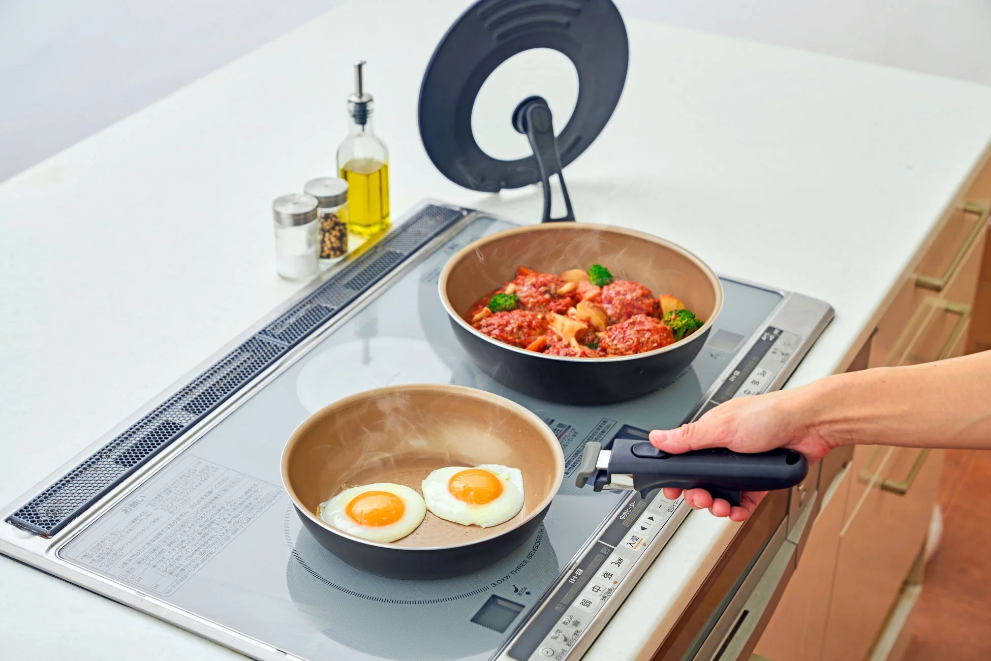 IH調理中の様子