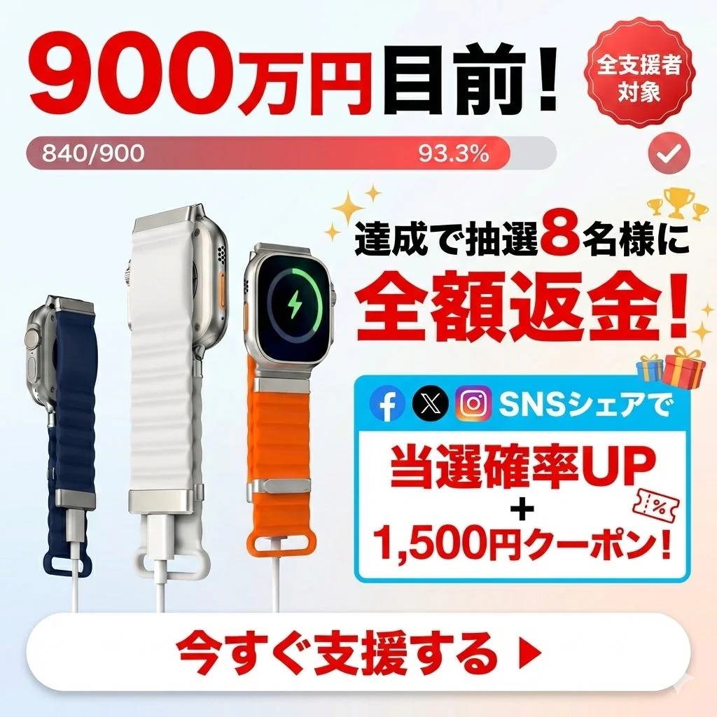 ネクストゴール目前のキャンペーン告知