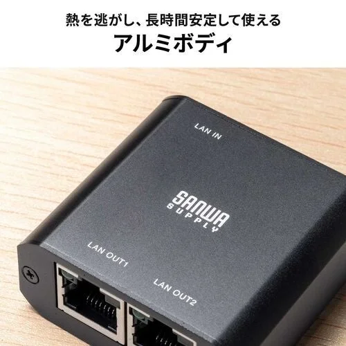 熱を逃がし、長時間安定して使えるアルミボディ