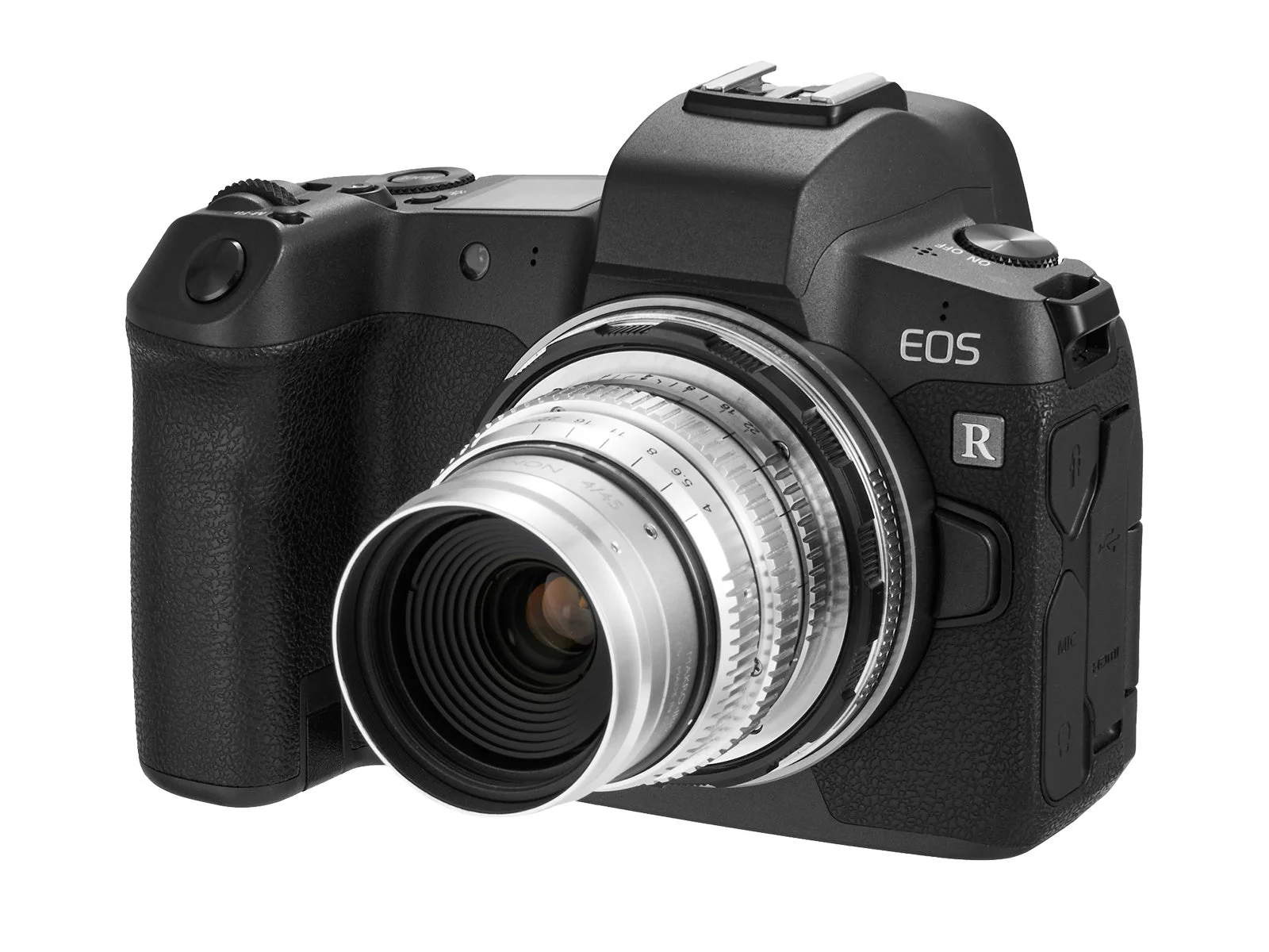 Canon EOS Rに装着されたイメージ
