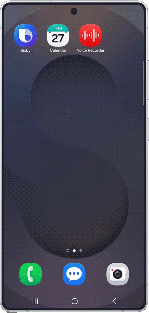 BixbyのリアルタイムWeb検索