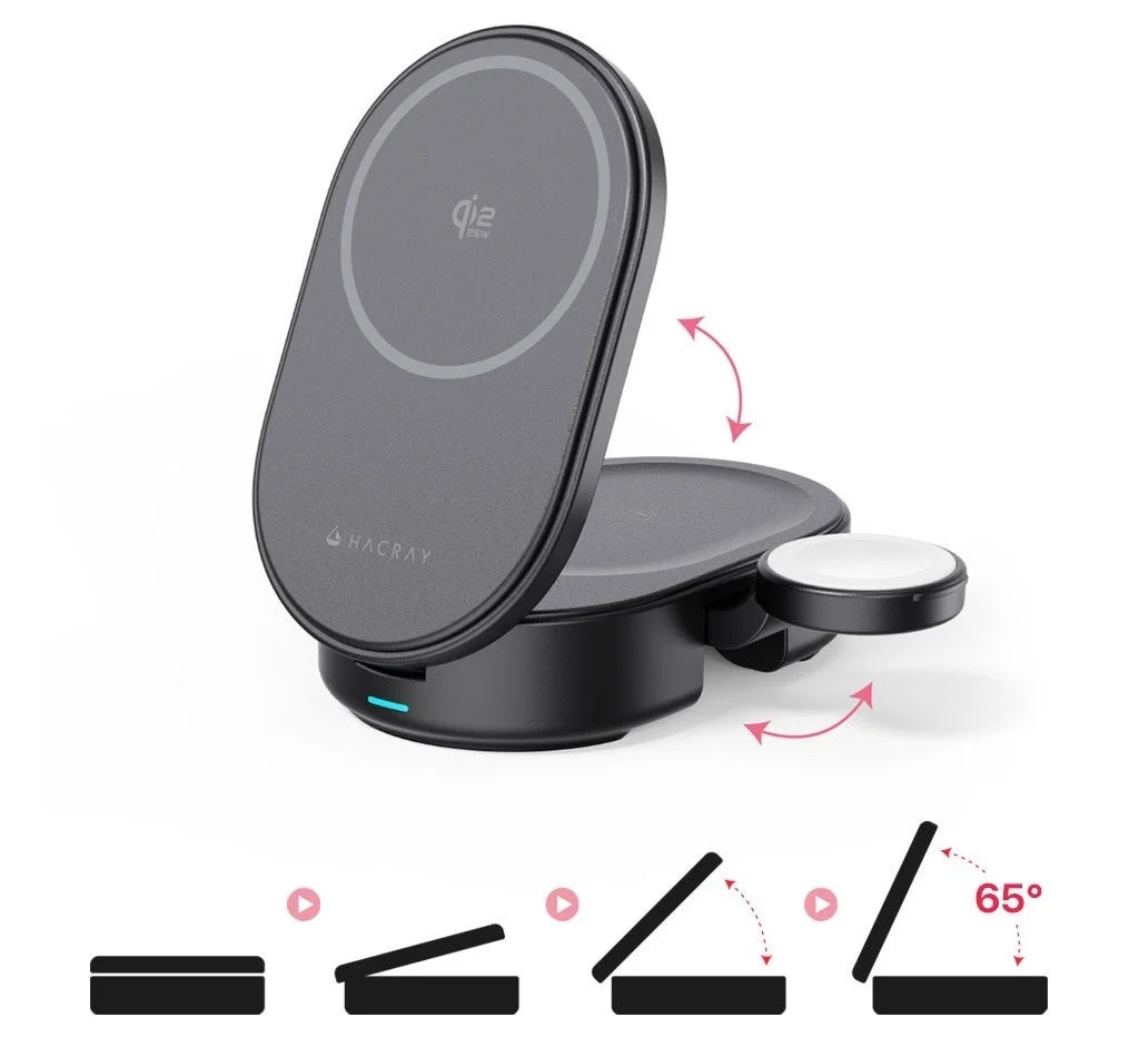 スマートフォン、AirPods、Apple Watchを同時充電