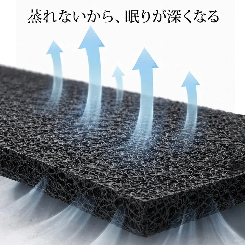 空気の流れを示すメッシュ素材の画像