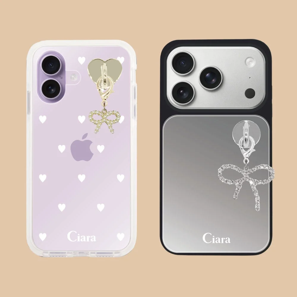 Ciara、カスタムスマホチャームに新作「リボンシリーズ」を発売！ビジューとパールで手元を華やかに彩る