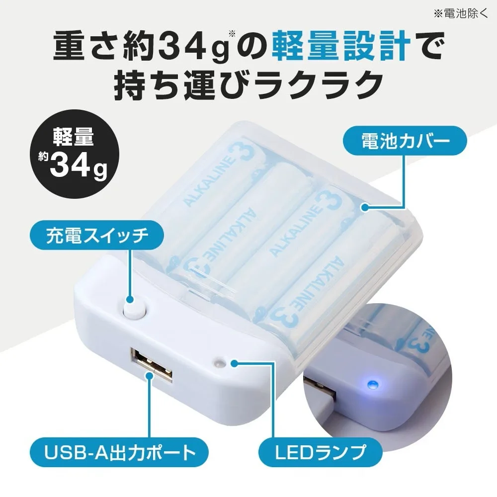 製品の各部名称と軽量性