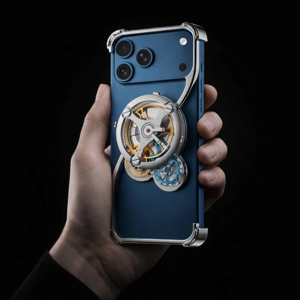 【予約受付開始】機械式時計の技術をスマホケースに！Chronomade「Escapement Phone Case – Metal Edition」新登場